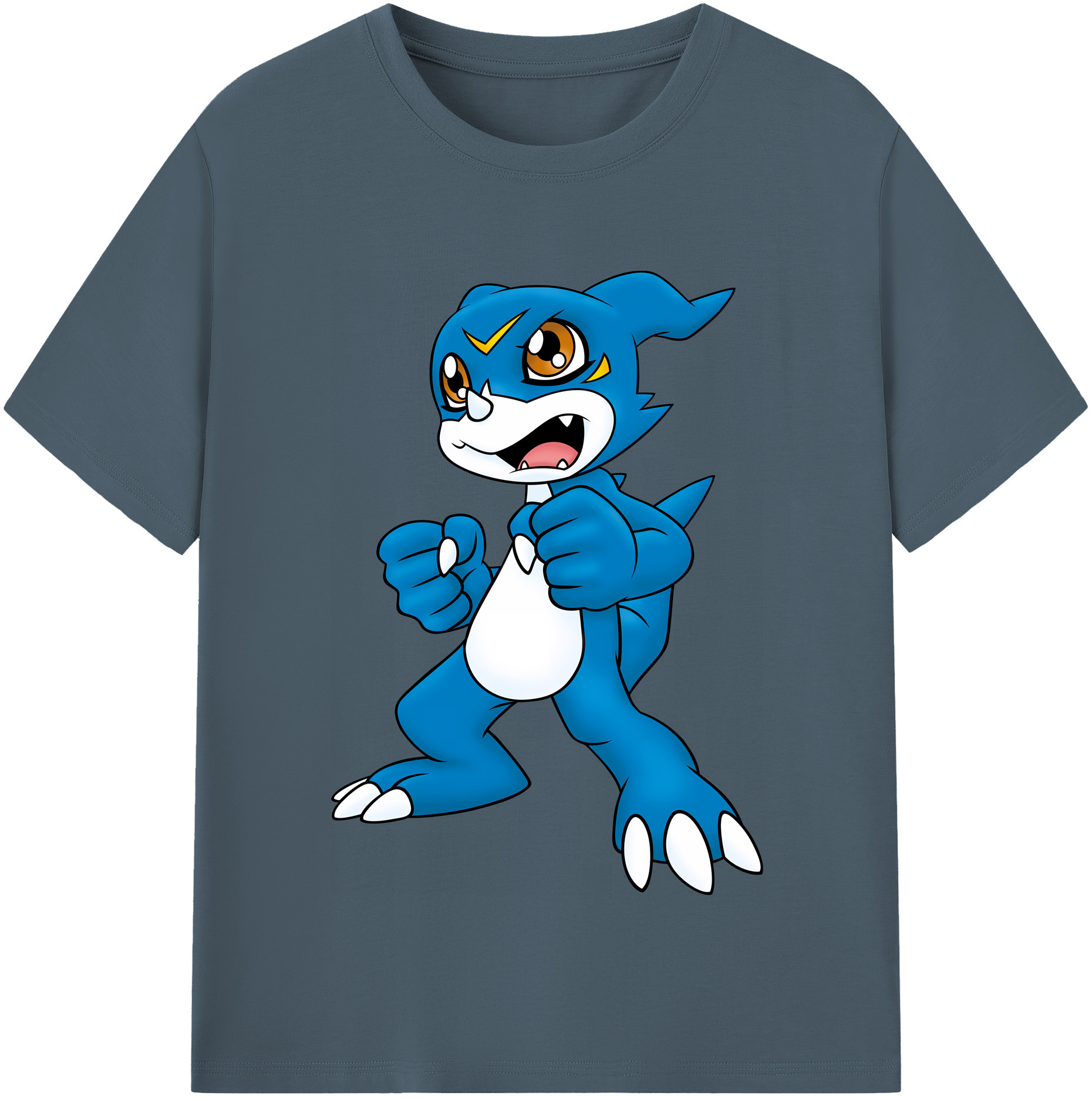 （画像用） Digimon デジタルモンスター/デジモン 綿100％半袖Tシャツ（フロントプリント）